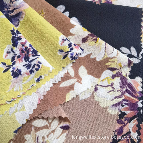 Lightweight Blurred Pattern 100% Polyester Chiffon Fabric
